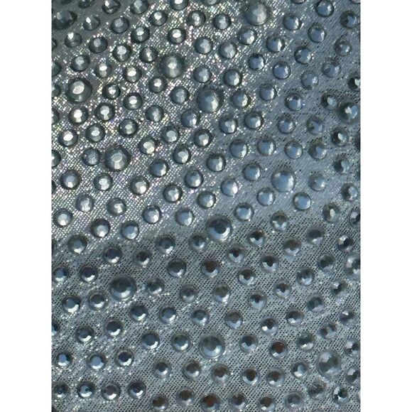 Red Circle Charlize White Black Bling Sexy Platform Heigh Heels Size 8 - Picture 8 of 12